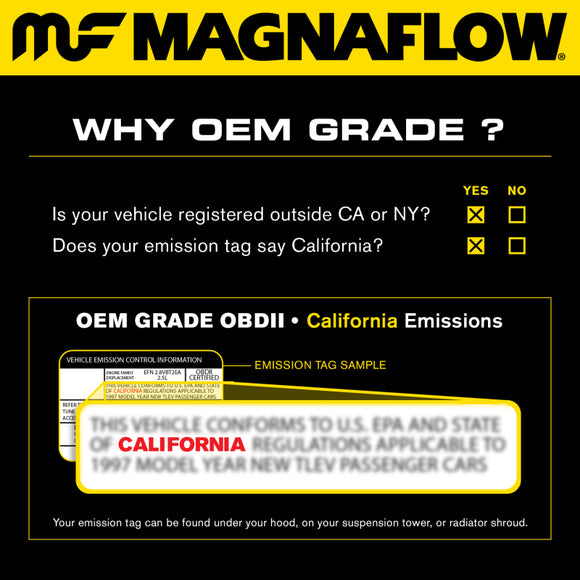 MagnaFlow Direct Fit Catalytic Converter 96-99 Ram 1500/2500/3500