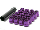 Wheel Mate Muteki Open End Lug Nuts - Purple 12x1.25-2