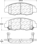 StopTech Street Select Brake Pads - Front/Rear-1