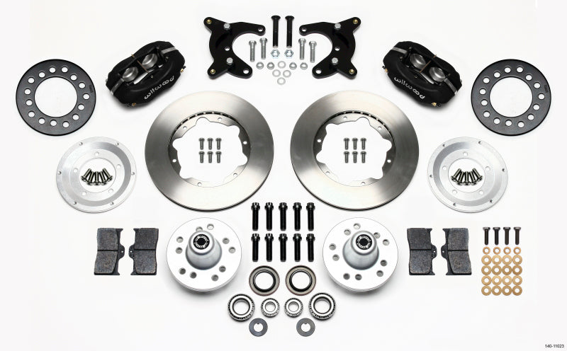 Wilwood Forged Dynalite Front Kit 11.00in 65-72 CDP A Body - 10in Drum - 0