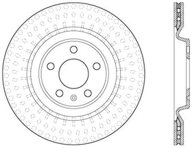 StopTech 12-13 Audi A6 Quattro/11-12 A7 Quattro / 10-13 S4 Rear Right Cryo Slotted Rotor