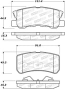 StopTech Street Brake Pads-1