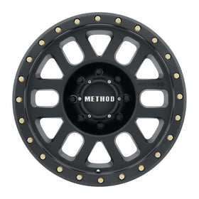 Method MR309 Grid 18x9 0mm Offset 8x180 130.81mm CB Matte Black Wheel - 0