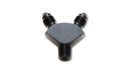 Vibrant -3AN x -3AN x 1/8in NPT Y-Adapter Fitting - Aluminum-1