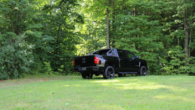 Corsa 14-17 Chevy Silverado 5.3L V8 CC / SB 3in Single Side Exit Touring Cat-Back Exhaust Black Tips - 0