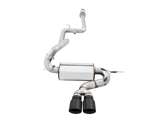 AWE Tuning Ford Focus ST Touring Edition Cat-Back Exhaust - Resonated - Diamond Black Tips