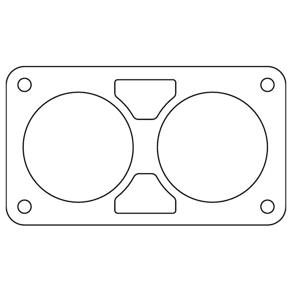Cometic Chrysler Gen 3 6.1L 80mm Throttle Body Gasket .020in Fiber