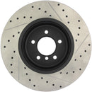 StopTech 08-09 BMW 535 Series / 04-09 545i/550i/645Ci/650i Slotted & Drilled Right Front Rotor-6
