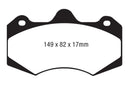 EBC AP Racing Caliper CP7040 (AP Racing Pad CP7040D54) Bluestuff Brake Pads-5
