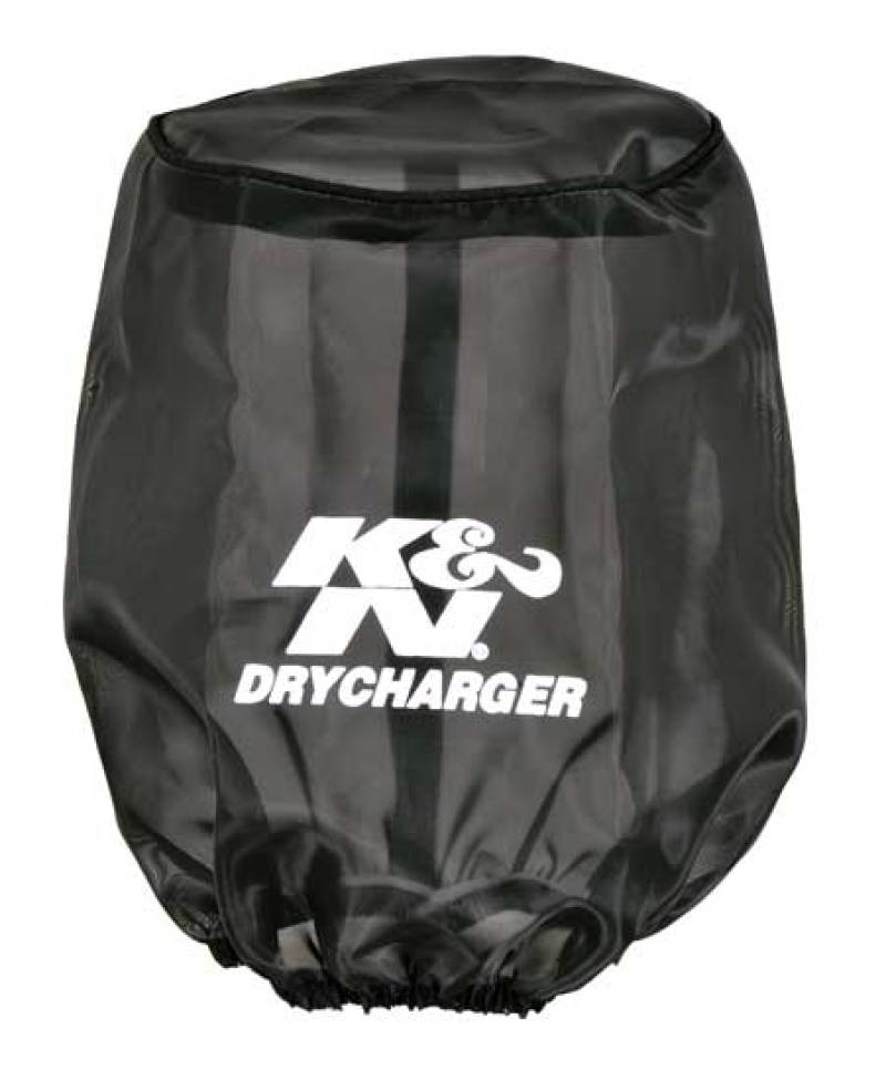 K&N Drycharger Air Filter Wrap Round Tapered Black 5.375in Base ID x 4.375in Top ID x 7 H - 0