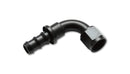 Vibrant -4AN Push-On 90 Deg Hose End Fitting - Aluminum-1