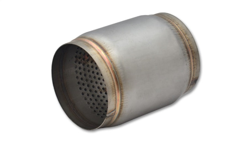Vibrant SS Race Muffler 3.5in inlet/outlet x 5in long - 0