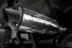 MBRP 2015 Polaris Hawkeye 325/Sportsman ETX 5in Single Slip-On Performance Series Exhaust - 0