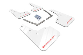 Rally Armor 16-21 Honda Civic Si White UR Mud Flap w/Red Logo