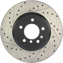 StopTech 08-09 BMW 535 Series / 04-09 545i/550i/645Ci/650i Slotted & Drilled Right Front Rotor-1