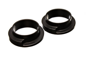 Energy Suspension Universal 2-3/16in ID 3in OD 1in H Black Coil Spring Isolators (2 per set) - 0