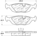 StopTech Performance Rear Brake Pads-10