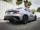 aFe POWER Takeda 3in to 2-1/2in 304 SS Cat-Back Exhaust w/ Black Tips 22-23 Subaru WRX H4-2.4L (t)-4