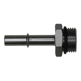 DeatschWerks 10AN ORB Male to 3/8in Male EFI Quick Connect Adapter - Anodized DW Titanium - 0