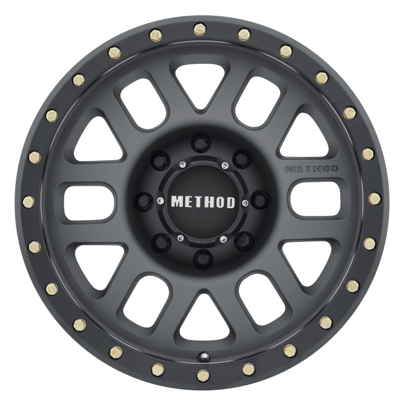 Method MR309 Grid 18x9 +18mm Offset 8x170 130.81mm CB Titanium/Black Street Loc Wheel - 0