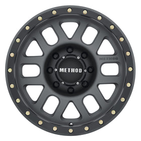 Method MR309 Grid 18x9 +18mm Offset 8x180 130.81mm CB Titanium/Black Street Loc Wheel - 0