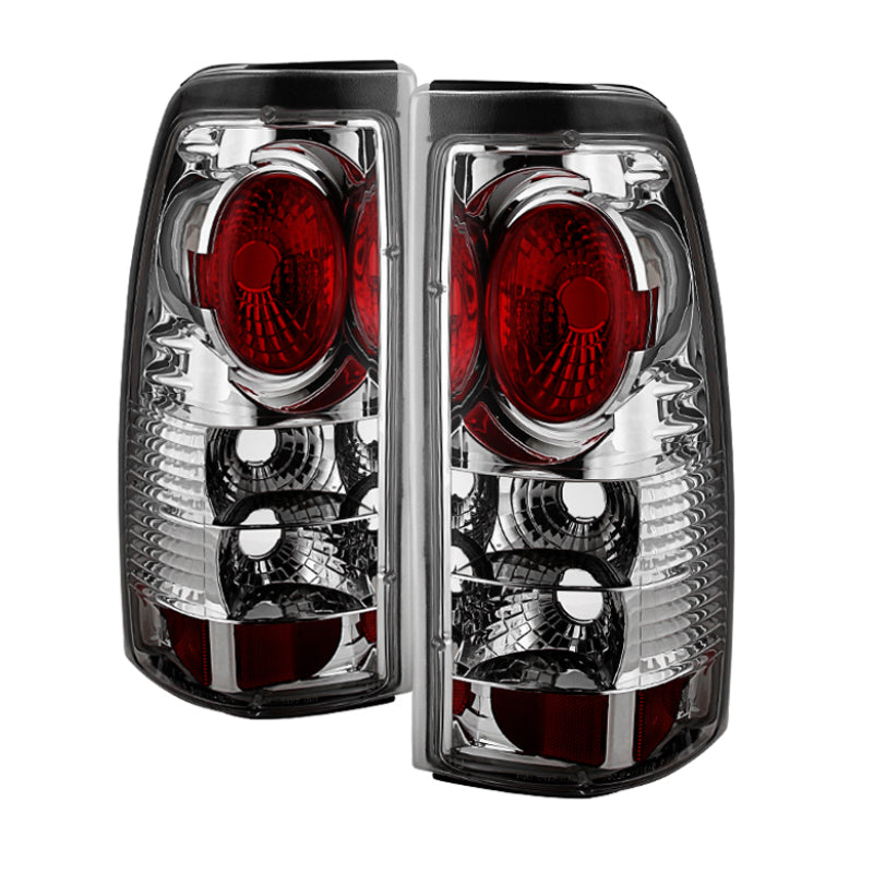 Spyder Chevy Silverado 1500/2500 99-02 (Not Stepside) Euro Style Tail Lights Chrm ALT-YD-CS99-C - 0