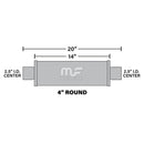MagnaFlow Muffler Mag SS 14X4X4 2.5X2.5-41
