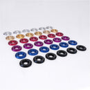 Skunk2 Large Fender Black Anodized Washer Kit (6 Pcs.)-4