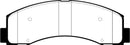 EBC 2018+ Ford F-150 2.7L Twin Turbo (2WD) Greenstuff Front Brake Pads-3