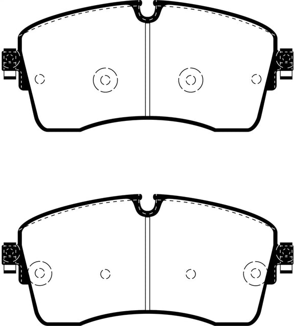 EBC 2018+ Jaguar E-Pace 2.0L Turbo (246) Yellowstuff Front Brake Pads