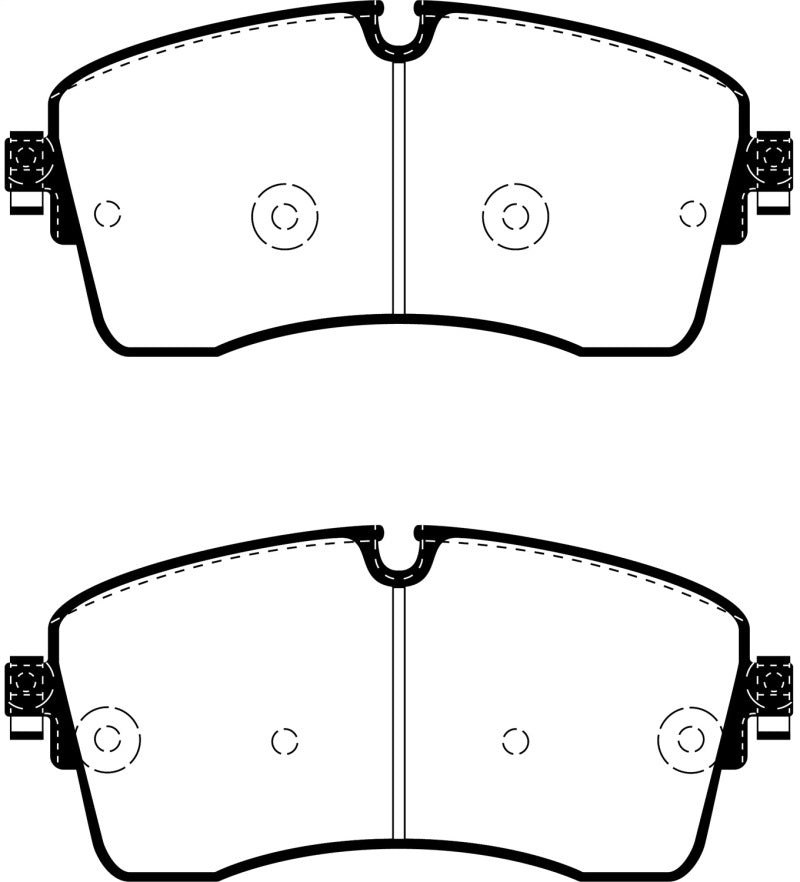 EBC 2018+ Jaguar E-Pace 2.0L Turbo (246) Yellowstuff Front Brake Pads - 0