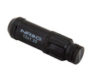 NRG 700 Series M12 X 1.25 Steel Lug Nut w/Dust Cap Cover Set 21 Pc w/Locks & Lock Socket - Black-8