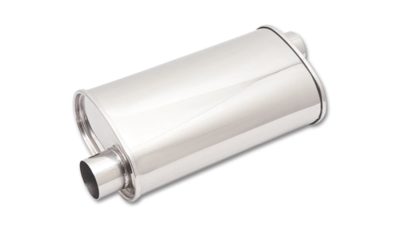 Vibrant StreetPower Oval Muff 5in x 9in x 15in long body 3in inlet I.D. x 3in outlet Offset-Offset - 0