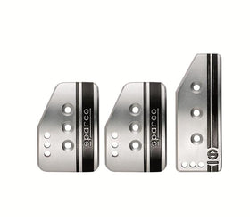 Sparco Pedal Set Settanta Short Silver - 0