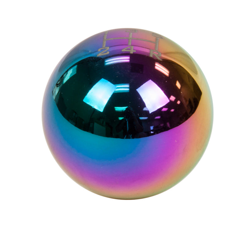 NRG Universal Ball Style Shift Knob - Heavy Weight 480G / 1.1Lbs. - Multi-Color/Neochrome (5 Speed) - 0