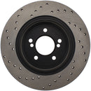 StopTech 01-07 BMW M3 (E46) / 00-04 M5 (E39) Drilled Left Rear Rotor-7