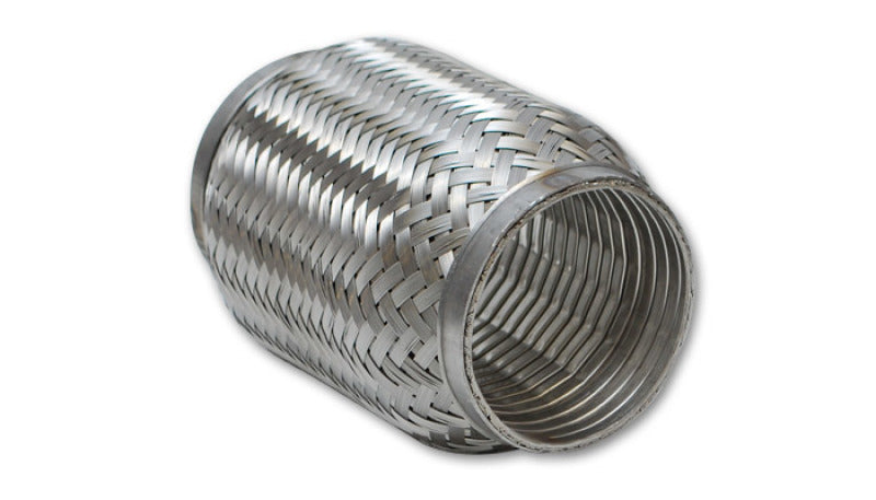 Vibrant SS Turbo FLEX Coupling with Interlock Liner 2in inlet/outlet x 4in long - 0