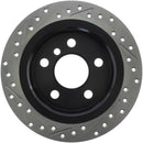 StopTech 14-15 Mini Cooper Base Slotted & Drilled Rear Left Rotor-2