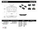 StopTech 02-08 Audi A4 Quattro / 2/99-02 Audi S4 / 93-10 VW Golf GL/GLS Performance Rear Brake Pads-3
