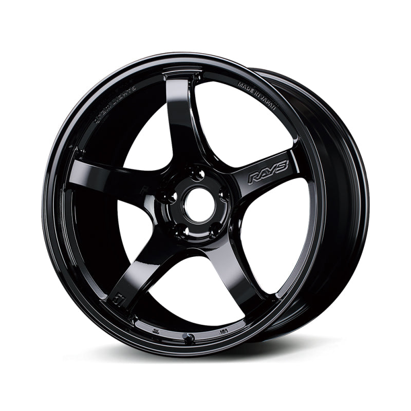 Gram Lights 57CR 18x8.5 +37 5x114.3 Gloss Black Wheel