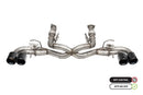 Corsa 2020-2025 Chevrolet Corvette C8 RWD 3in Delete 4 Valve Cat-Back w/NPP w/4.5in CF Black PVDTips-1
