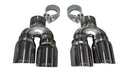 Corsa 16-19 Cadillac ATS 3.6T 4in Inlet / 4in Outlet Twin Polished Tip Kit (For Corsa Exhaust Only)-1