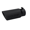 MBRP Universal Tip 5 O.D. Angled Rolled End 4 inlet 12 length - Black Finish-2