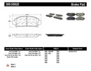 StopTech Performance 92-95 Toyota MR2 Turbo Front Brake Pads-3