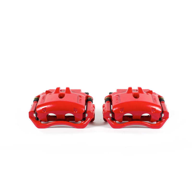 Power Stop 02-05 Ford Thunderbird Front Red Calipers w/Brackets - Pair - 0