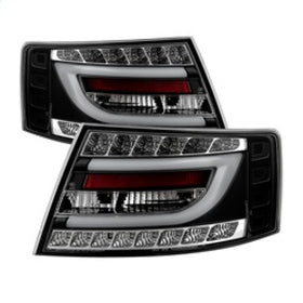 Spyder Audi A6 05-08 4Dr Sedan Only Version 2 Light Bar LED Tail Lights Blk ALT-YD-AA605V2-LBLED-BK - 0