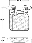 StopTech Street Performance Brake Pads BMW F22 M235i/F30 335i/F32 435i - Rear-5