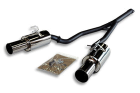 HKS 08-09 Evo 10 Hi-Power Dual Tip Catback Exhaust - 0
