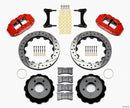 Wilwood Narrow Superlite 6R Front Hat Kit 12.88in Drill Red 93-96 Mazda RX7-2