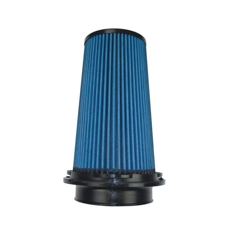 Injen NanoWeb Dry Air Filter- 4in Flange ID 6in Twist Lock Base 8.8in Media Height 4in Top - 0